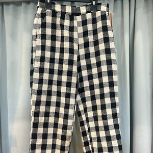 Zara Monochrome Checkered pants